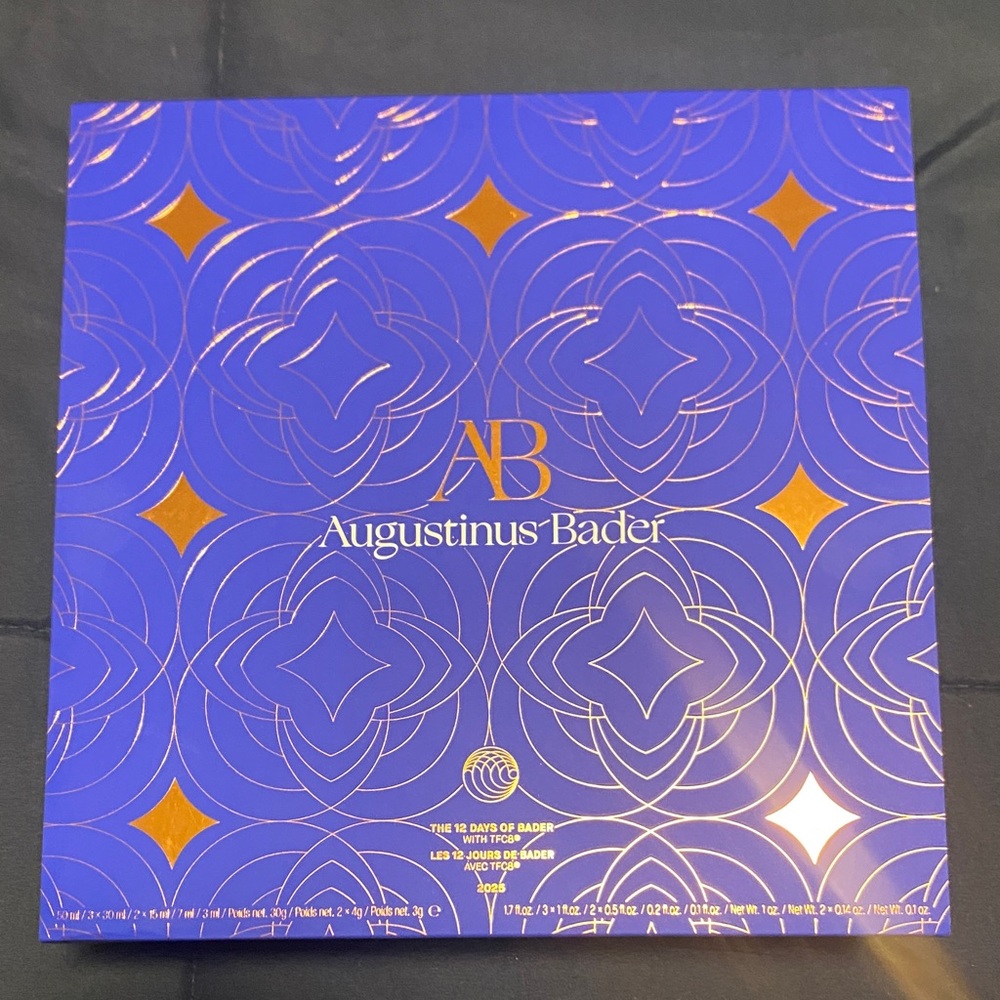 Augustinus Bader Blue and Gold Decorative Box